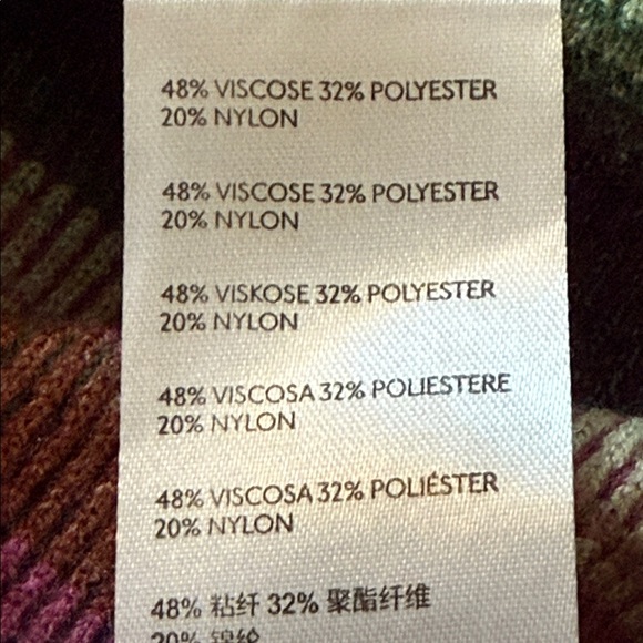 Urban Outfitters striped rib knit half zip mock neck crop top SZ M - Picture 7 of 7